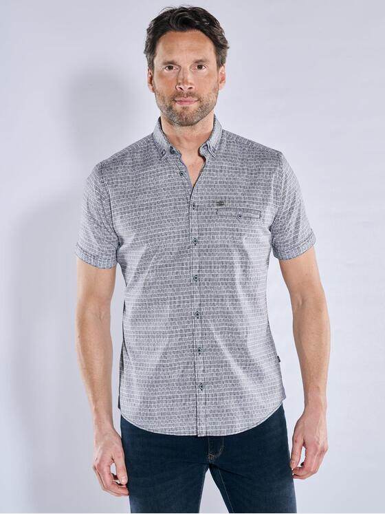 engbers Herren Kurzarm-Hemd regular Marineblau 38502