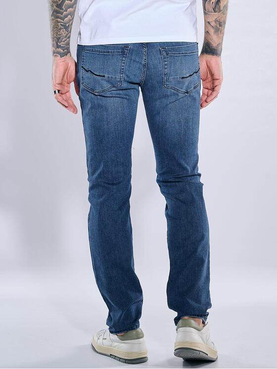 emilio adani Herren Super-Stretch-Jeans slim fit Blau 38637