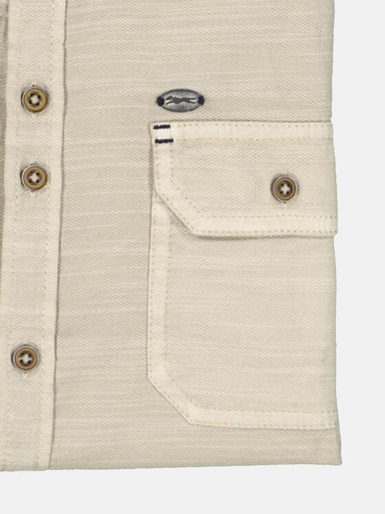 engbers Herren Kurzarm-Hemd regular Beige 36872