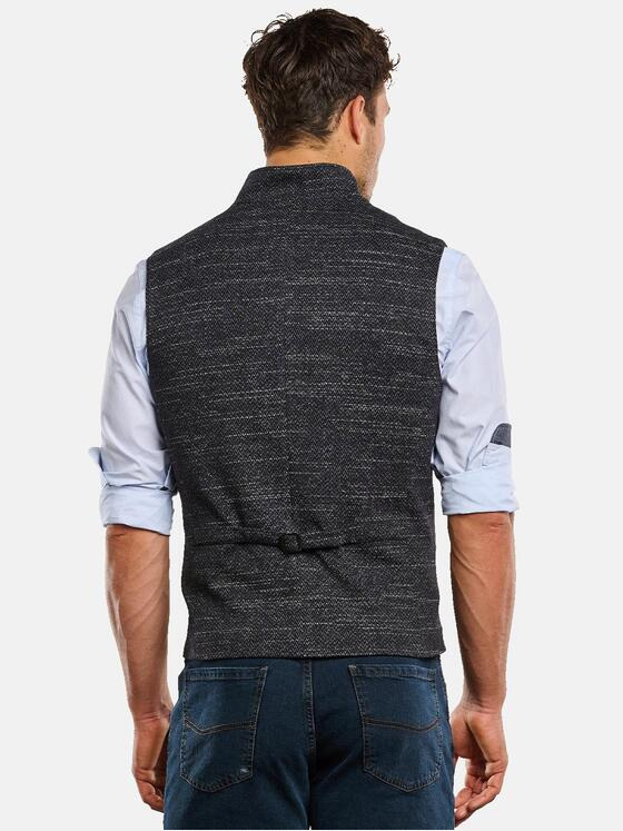 engbers Herren Sakko-Weste meliert Saphirblau 33608