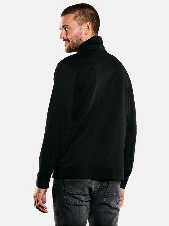emilio adani Herren Freizeit-Sakko slim fit Schwarz 35267