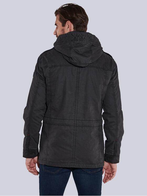 engbers Herren Parka mit abnehmbarer Kapuze Grau 35587