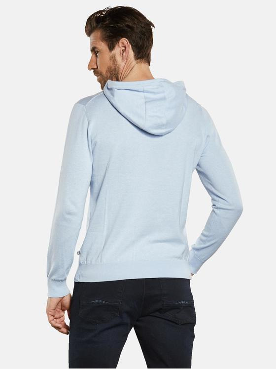 ENGBERS GERMANY Herren Sweatshirt mit Seidenanteil Hellblau 34624