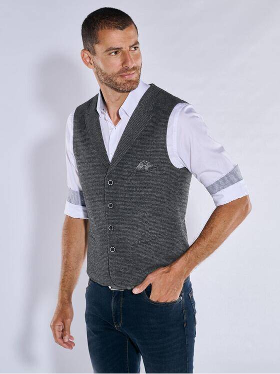 engbers Herren Sakko-Weste regular Anthrazit 37546