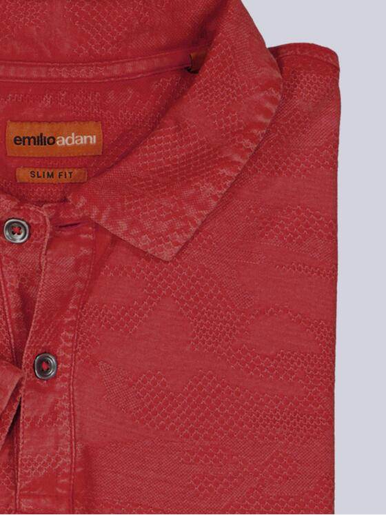 emilio adani Herren Polo-Shirt slim fit Orange 38304