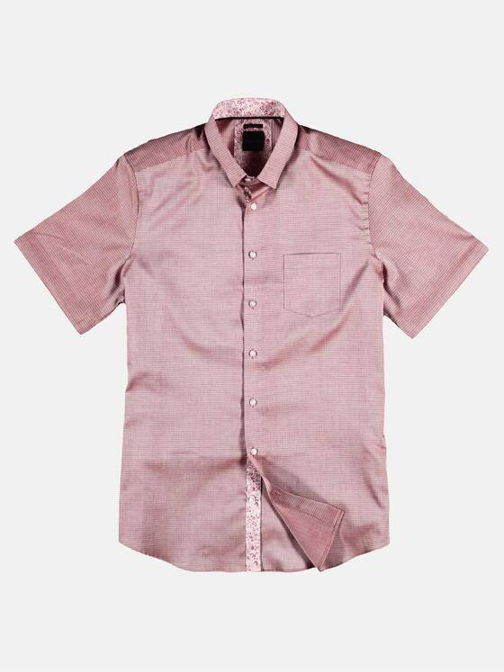 engbers Herren 100% bügelfreies Hemd Bordeaux 29453