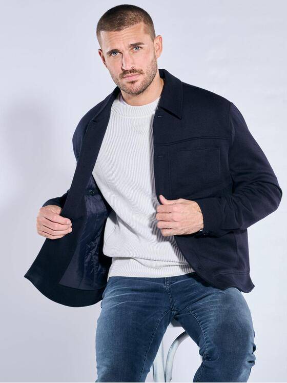 emilio adani Herren Jacke Saphirblau 40168