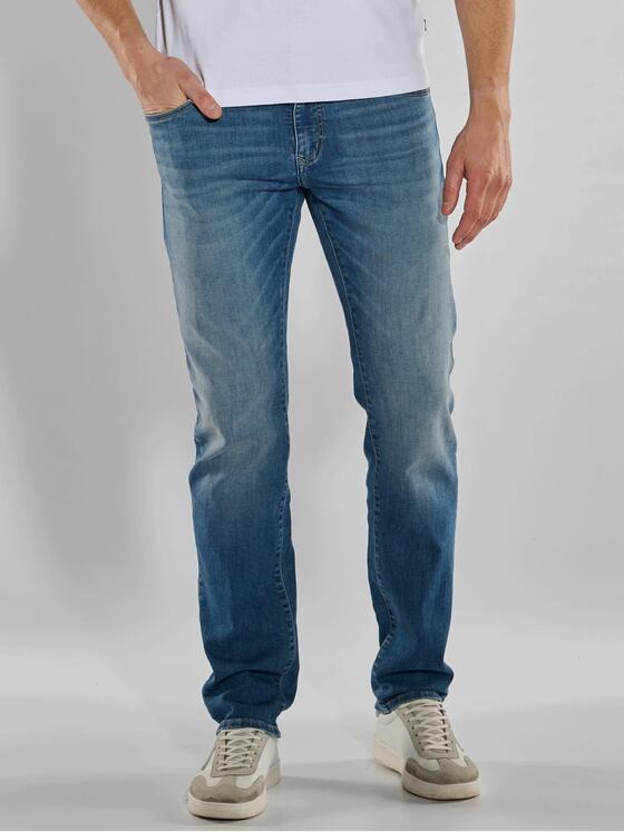engbers Herren Super-Stretch-Jeans regular Blau 36655