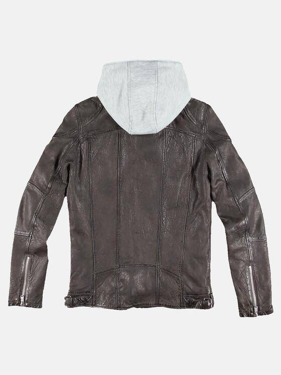 emilio adani Herren Lederjacke Braun 30895