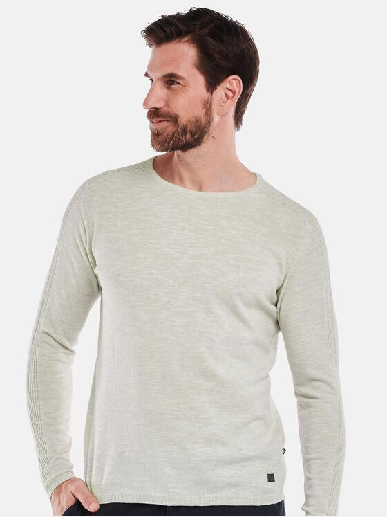 ENGBERS GERMANY Herren Pullover meliert Beige 35082