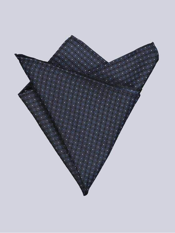 engbers Herren Einstecktuch gemustert Blau 35811