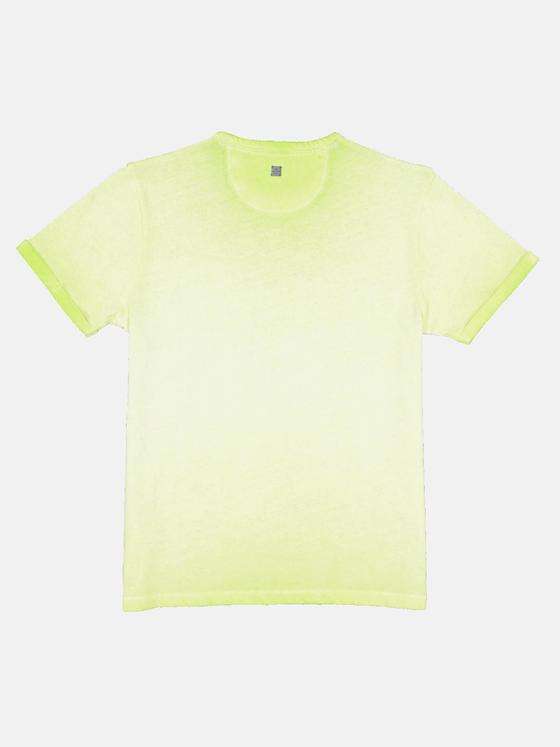 ENGBERS GERMANY Herren T-Shirt Rundhals Limonengelb 33105