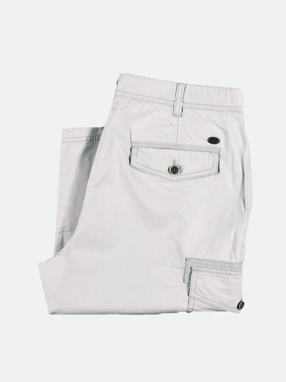 engbers Herren Funktionale Capri-Hose mit Cargo Taschen Ecru 29841