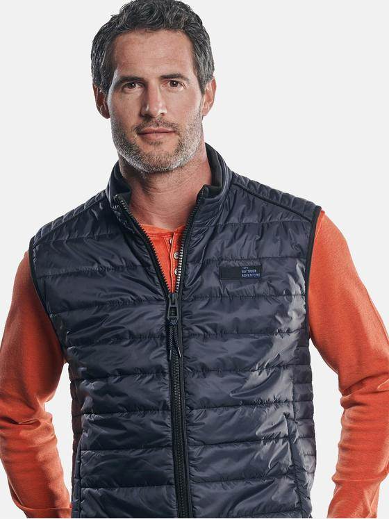 engbers Herren Modische Steppweste Saphirblau 29055