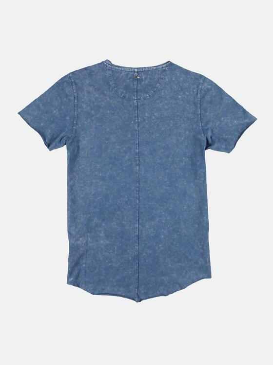 emilio adani Herren Rundhals T-Shirt Blau 25707