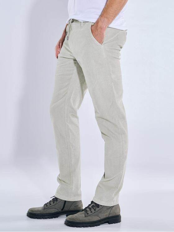 emilio adani Herren Chino mit Tunnelzug Hellgrau 39342
