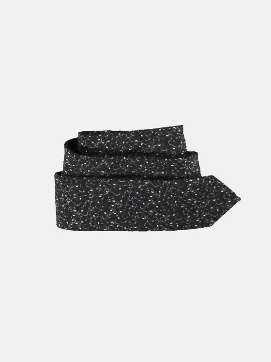 emilio adani Herren Krawatte mit individuellem Design Schwarz 30487