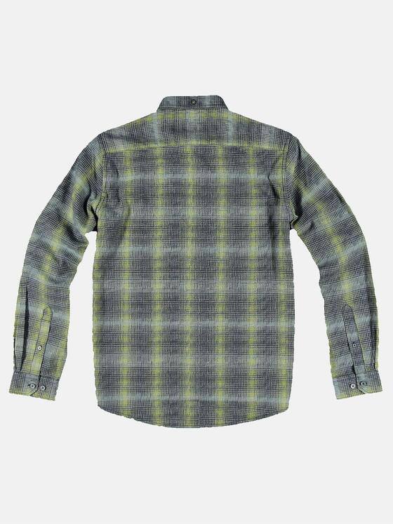 engbers Herren Langarm-Hemd kariert Limonengelb 32267