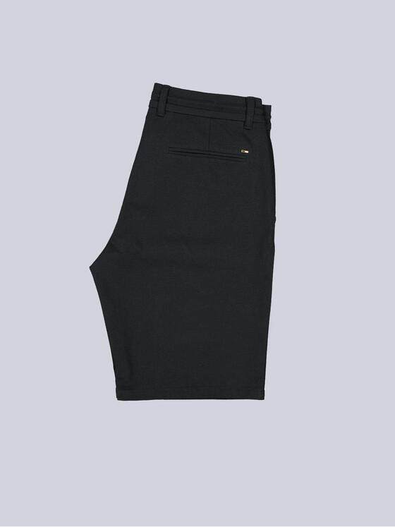 emilio adani Herren Chino Bermuda mit Tunnelzug Schwarz 38618