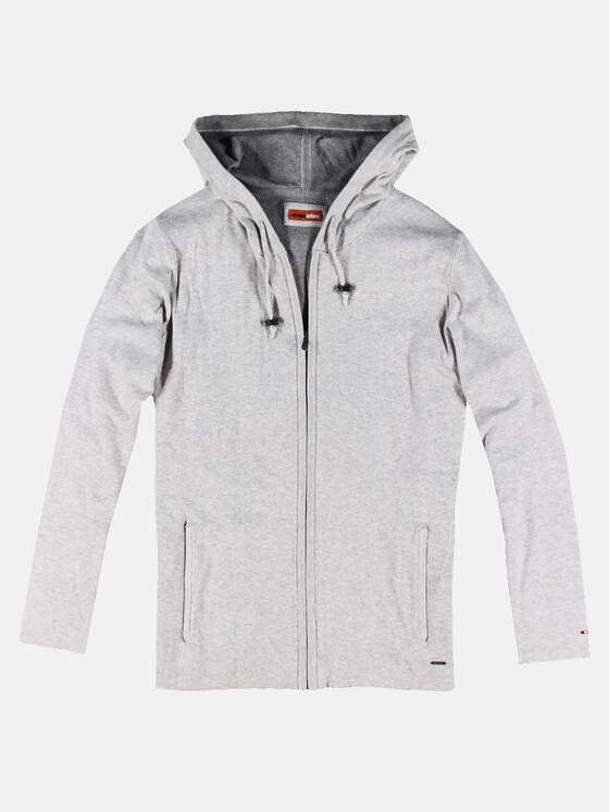 emilio adani Herren Strickjacke Grau 30054
