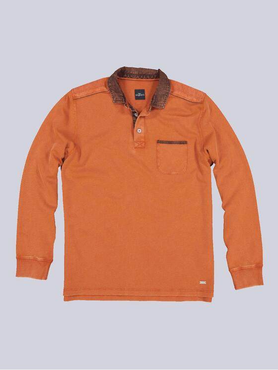 engbers Herren Polo-Shirt uni Orange 35676