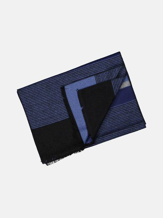 engbers Herren Schal gemustert Saphirblau 33900