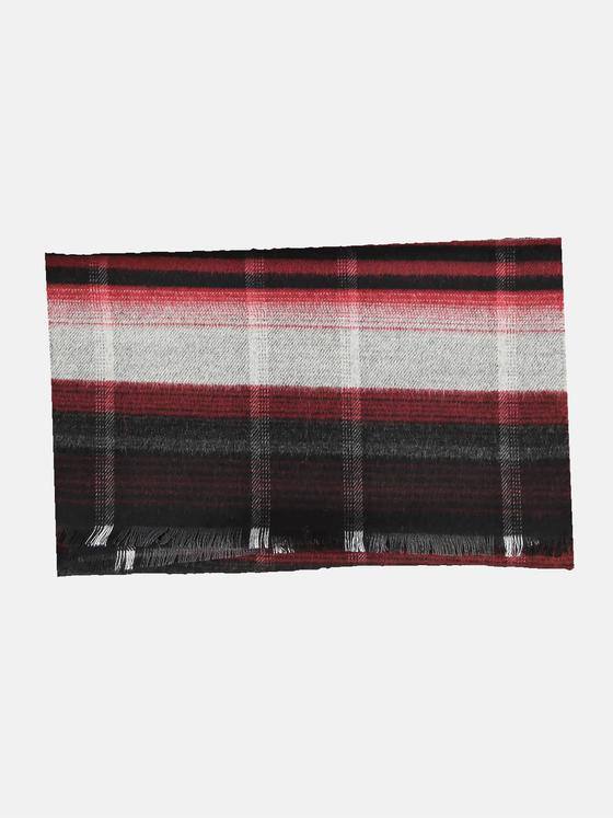 engbers Herren Schal gemustert Rot 32102