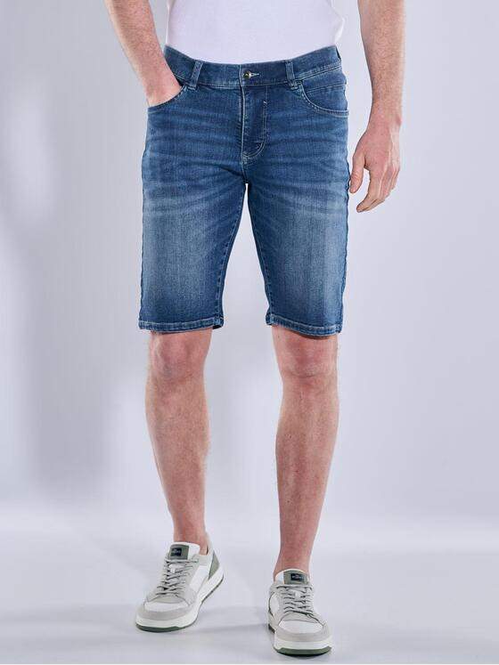 engbers Herren Jeans-Shorts regular Mittelblau 39019