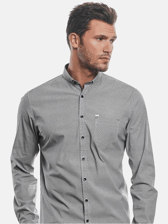 engbers Herren Comfort-Stretch-Hemd Schwarz 31276