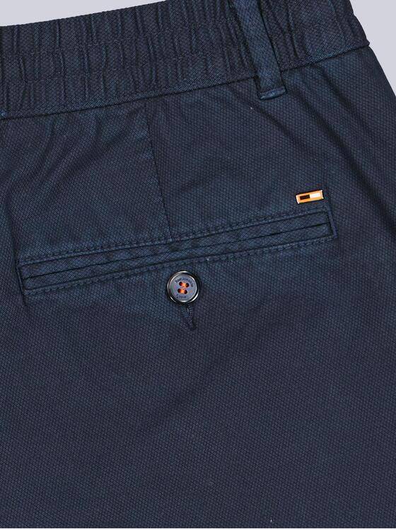emilio adani Herren Chino-Bermuda mit Tunnelzug Blau 39008