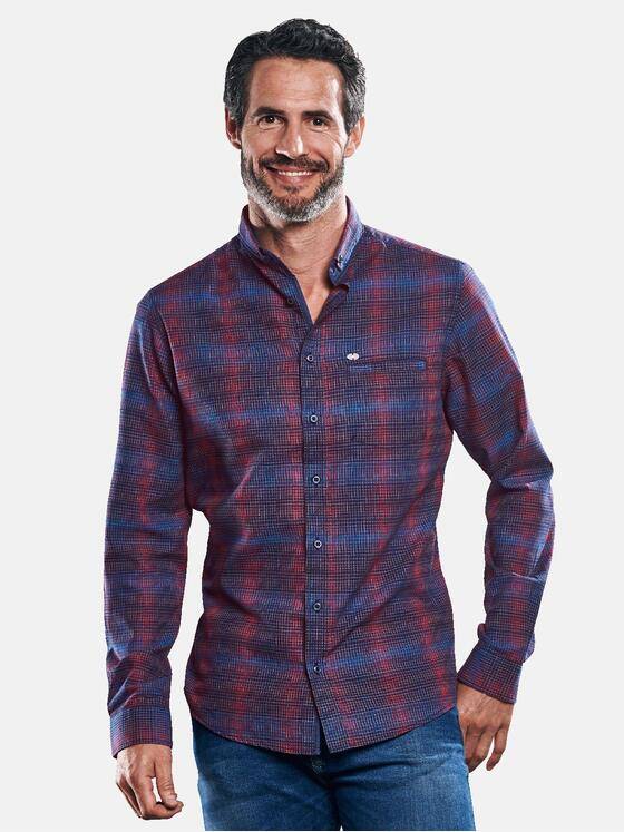 engbers Herren Außergewöhnliches Karohemd Rot 30841