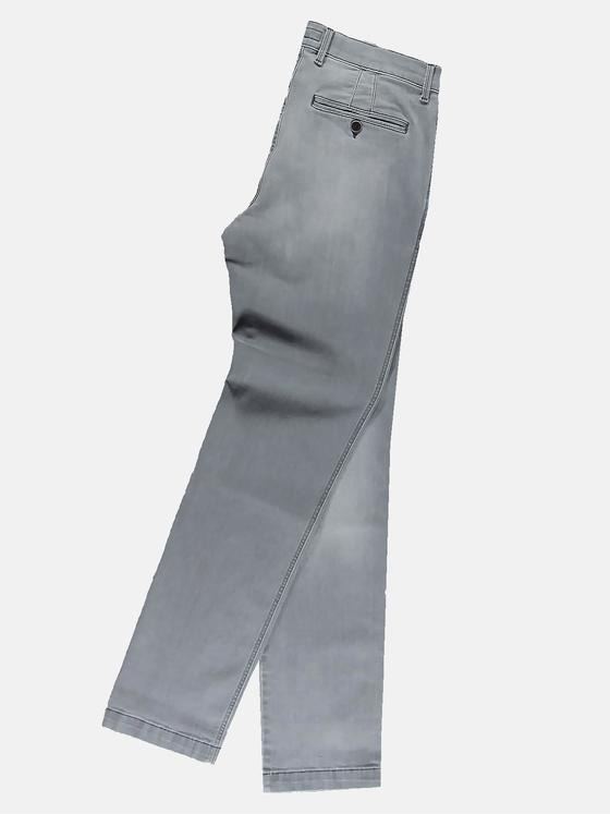 emilio adani Herren Innovative Denim Chino Grau 31344