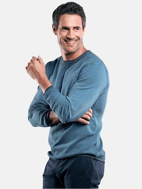 engbers Herren Softer Baumwollpullover Marineblau 29372