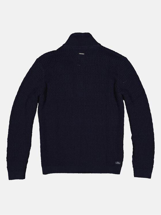 engbers Herren Pullover Polokragen Saphirblau 32383