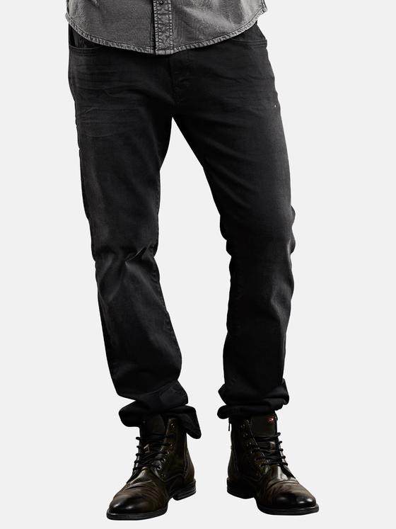 emilio adani Herren softe Used-Denim Schwarz 28945