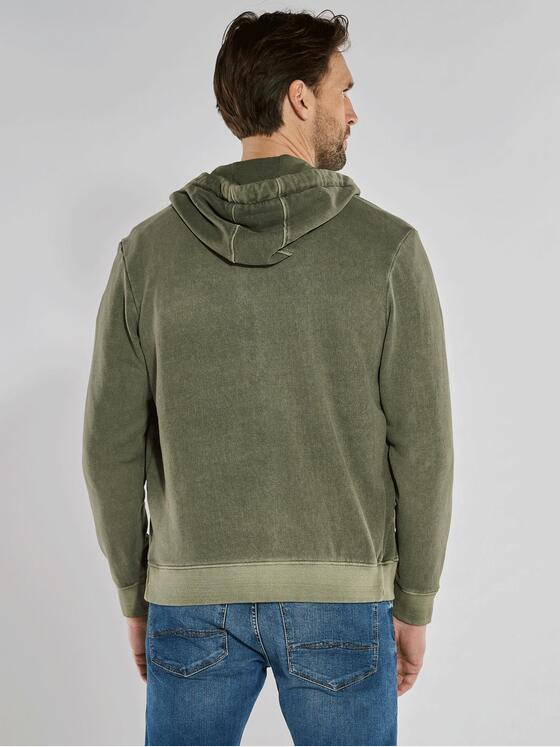 engbers Herren Sweatjacke mit Kapuze Grün 36335