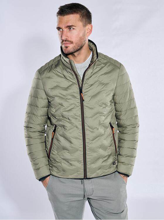 emilio adani Herren Steppjacke slim fit Grün 38285