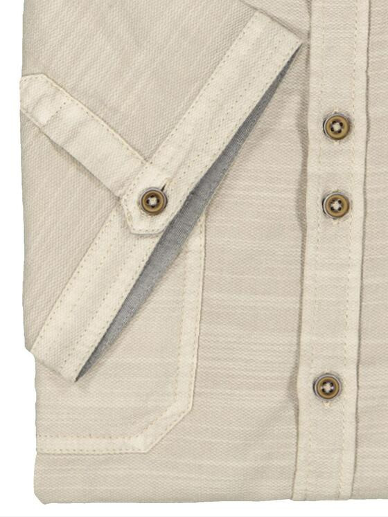 engbers Herren Kurzarm-Hemd regular Beige 36872