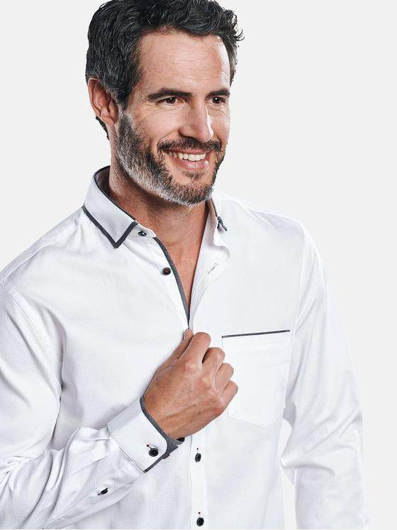 engbers Herren Langarm-Hemd "My Favorite" Reinweiss 32076