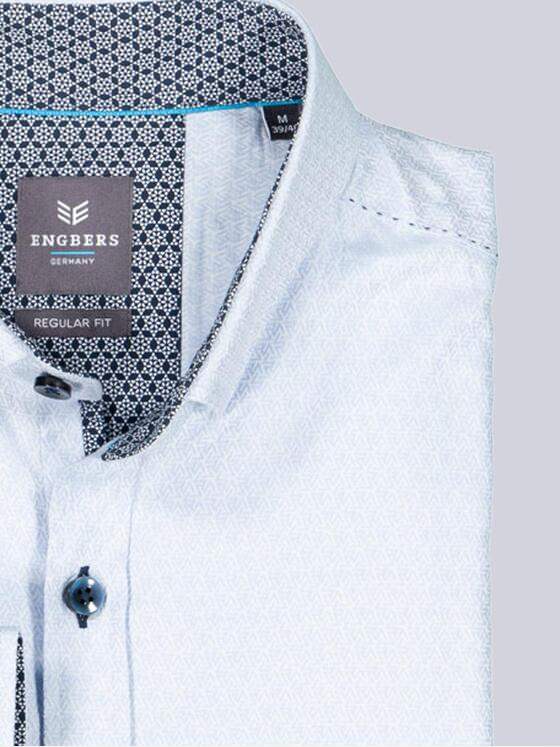 ENGBERS GERMANY Herren Hemd uni Hellblau 39357