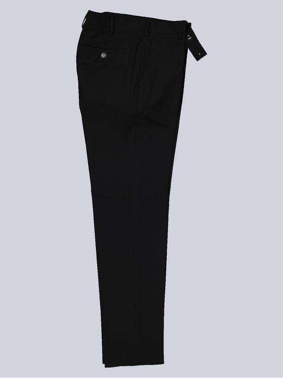 emilio adani Herren Anzug-Hose slim fit Schwarz 36484