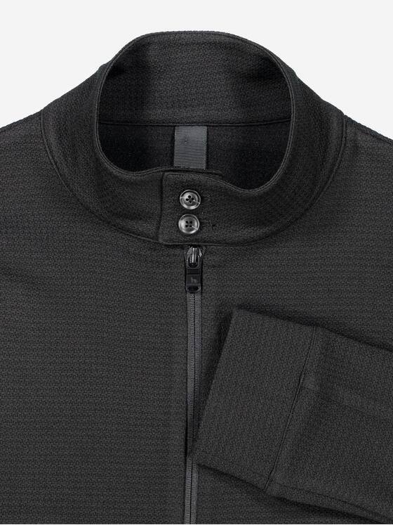emilio adani Herren Blouson-Jacke strukturiert Schwarz 37260