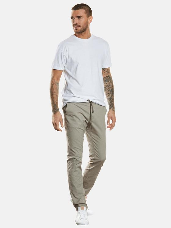 emilio adani Herren Chino mit Tunnelzug Beige 34403