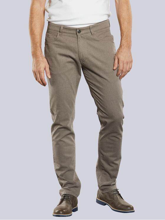 engbers Herren 5-Pocket Hose regular Braunbeige 34224