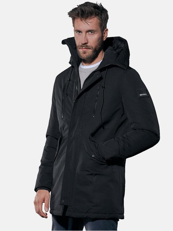 emilio adani Herren Wind und Atmungsaktive Jacke Schwarz 30775