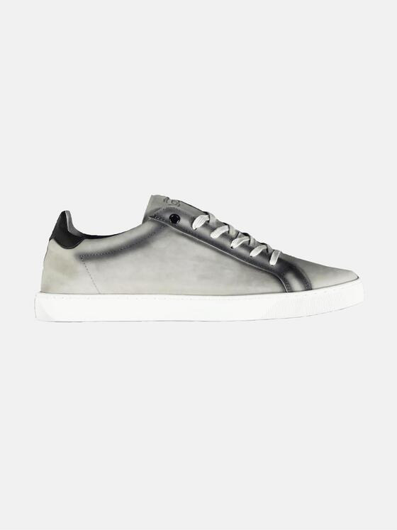 engbers Herren Sneaker aus softem Nubukleder Grau 29400
