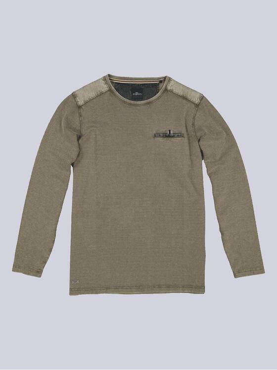 engbers Herren Langarm-Shirt strukturiert Braun 34165