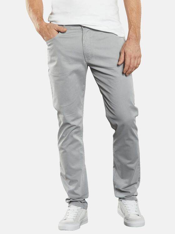 engbers Herren 5-Pocket-Hose regular Grau 34558