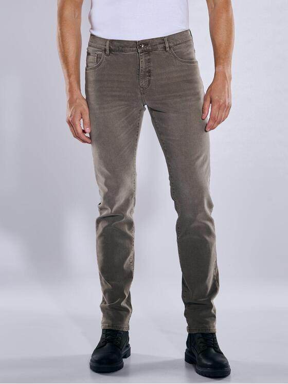 engbers Herren Super-Stretch-Jeans slim fit Hellbraun 38112
