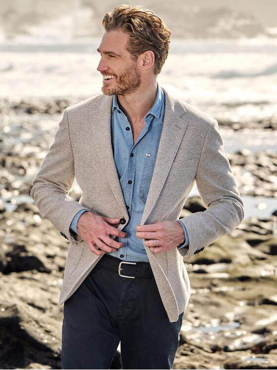 engbers Herren Freizeit-Sakko Beige 40025